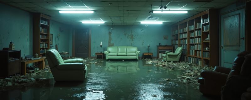 Basement Water Cleanup detail